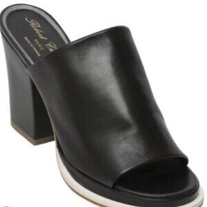 Robert Clergerie Black Astro Napa Leather Platform Sandals – Size 39.5